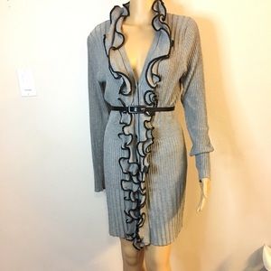 Saks Fifth Sweater dress RED label. Y2K Size Large. NWT (SKU D)